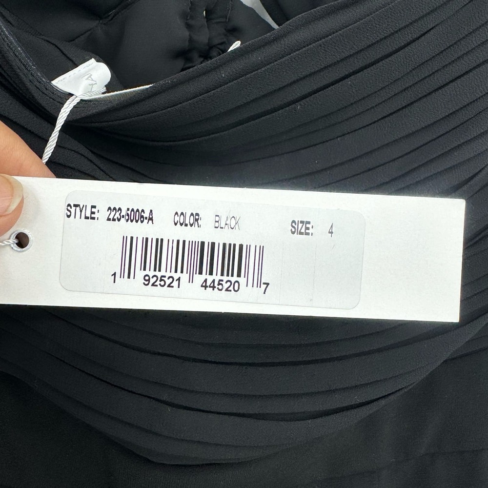 Jonathan Simkhai Gala Plisse Cut Out Jumpsuit Black Size 4 NWT - Picture 10 of 11